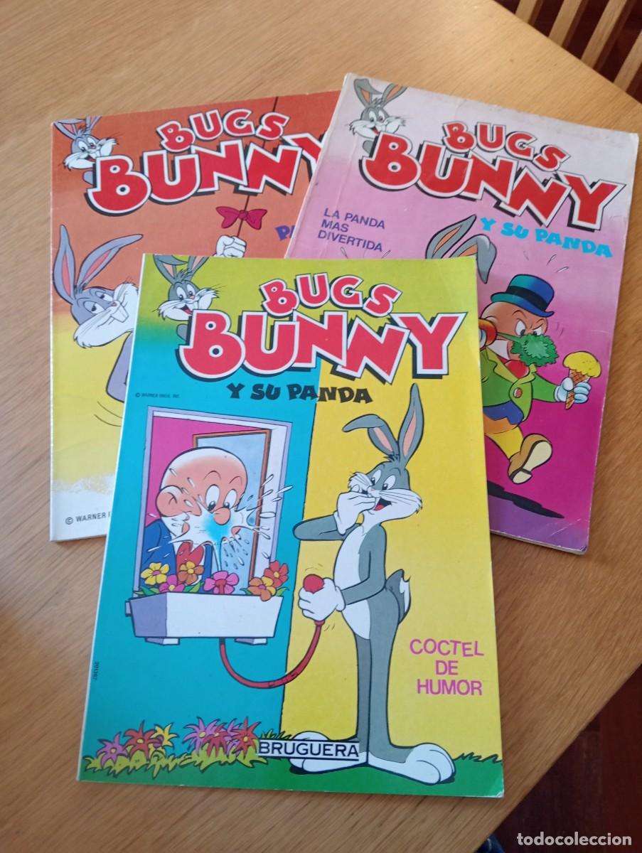 Tebeos: LOTE CON 3 EJEMPLARES DE BUGS BUNNY Y SU PANDA (DE 15). R&Uacute;STICA. BRUGUERA. 1984 &ndash; 85.