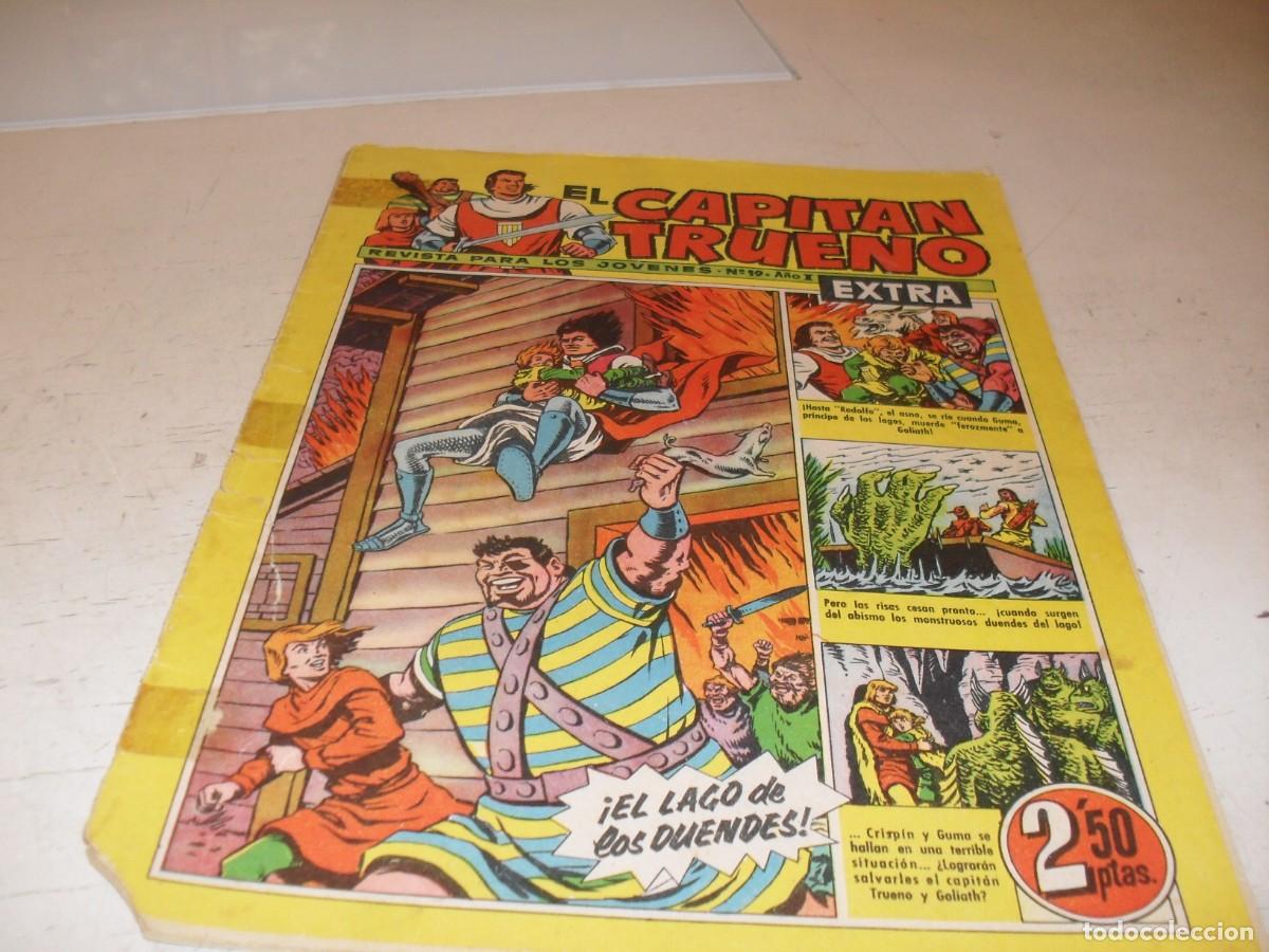 Tebeos: EL CAPITAN TRUENO EXTRA N&ordm; 19,CON LA FAMILIA TRAPISONDA EN CONTRAPORTADA,DE 427,BRUGUERA,1960