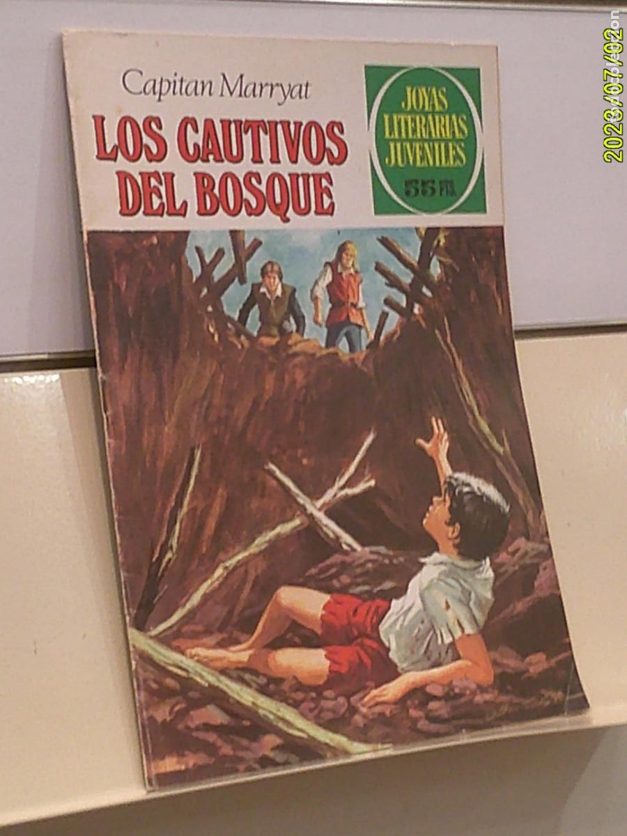 Tebeos: JOYAS LITERARIAS JUVENILES N&ordm; 132 LOS CAUTIVOS DEL BOSQUE - BRUGUERA