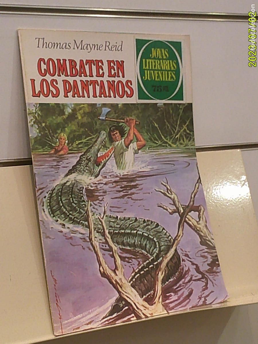 Tebeos: JOYAS LITERARIAS JUVENILES N&ordm; 143 COMBATE EN LOS PANTANOS - BRUGUERA