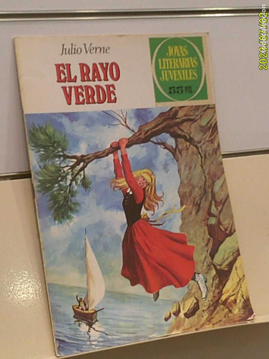 Tebeos: JOYAS LITERARIAS JUVENILES N&ordm; 142 EL RAYO VERDE JULIO VERNE - BRUGUERA