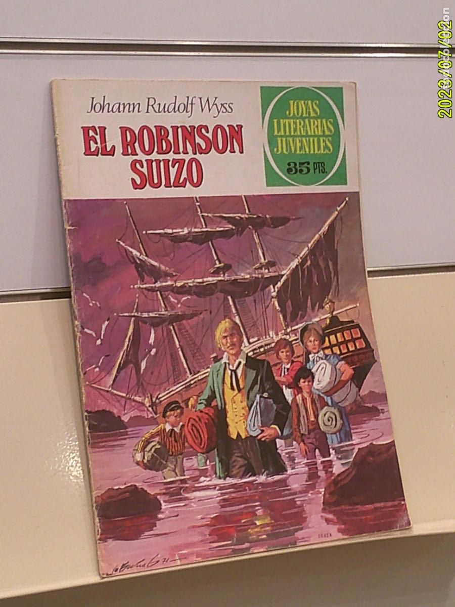 Tebeos: JOYAS LITERARIAS JUVENILES N&ordm; 23 EL ROBINSON SUIZO - BRUGUERA