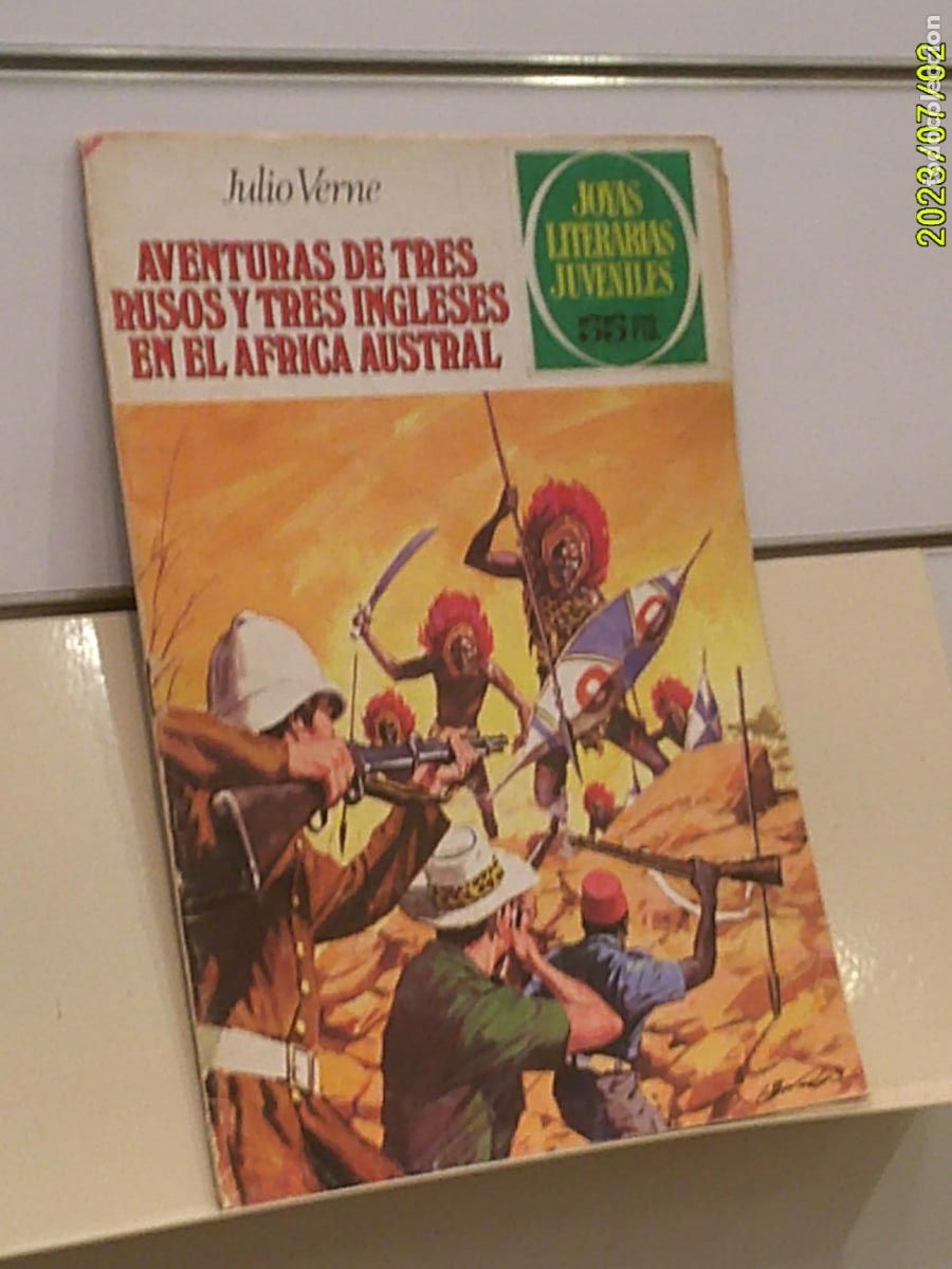 Tebeos: JOYAS LITERARIAS JUVENILES N&ordm; 28 AVENTURAS DE TRES RUSOS Y TRES INGLESES... JULIO VERNE - BRUGUERA