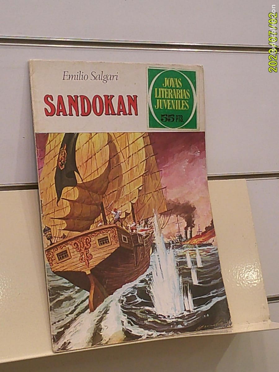 Tebeos: JOYAS LITERARIAS JUVENILES N&ordm; 52 SANDOKAN EMILIO SALGARI - BRUGUERA