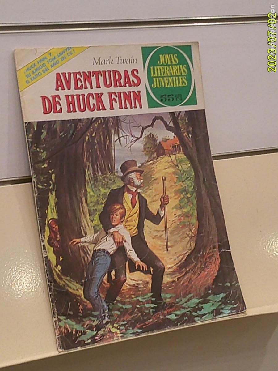 Tebeos: JOYAS LITERARIAS JUVENILES N&ordm; 40 AVENTURAS DE HUCK FINN MARK TWAIN - BRUGUERA