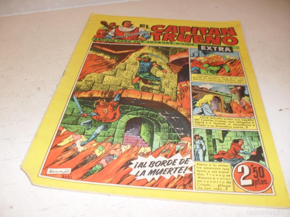 Tebeos: EL CAPITAN TRUENO EXTRA N&ordm; 13,CON LA FAMILIA TRAPISONDA EN CONTRAPORTADA,DE 427,BRUGUERA,1960