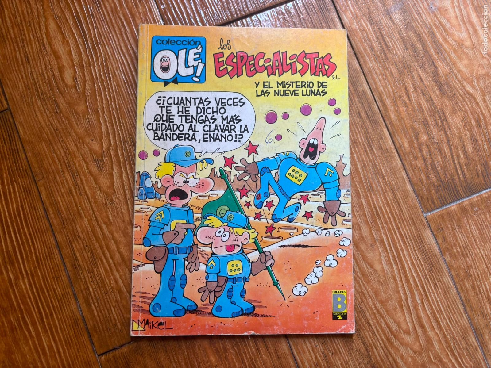 Tebeos: COLECCI&Oacute;N OL&Eacute; LOS ESPECIALISTAS N&ordm; 349 EDICIONES B 1988