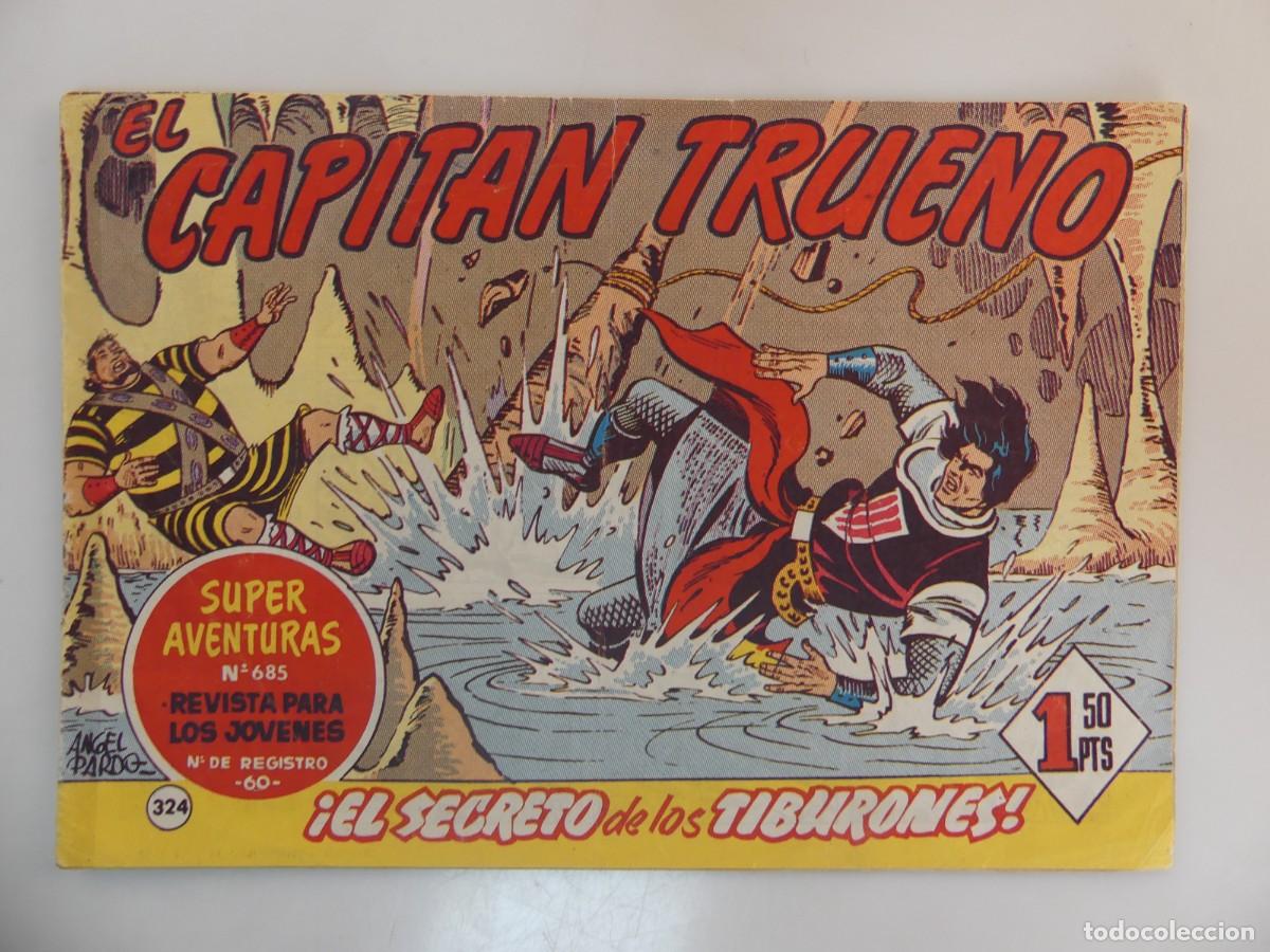 Tebeos: COMIC - EL CAPITAN TRUENO &ndash; EL SECRETO DE LOS TIBURONES &ndash; EDITORIAL BRUGUERA