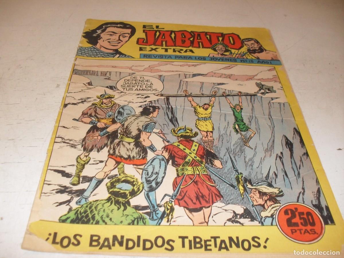Tebeos: EL JABATO EXTRA N&ordm; 13,DE 53,LOS BANDIDOS TIBETANOS.BRUGUERA,1961