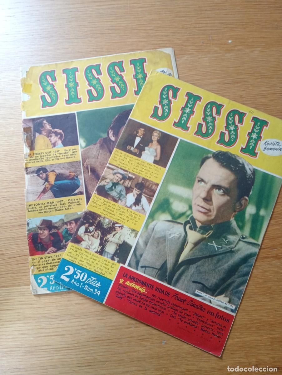 Tebeos: LOTE CON 2 EJEMPLARES DE SISSI (DE 273). GRAPA. EDITORIAL BRUGUERA. 1958 &ndash; 59.