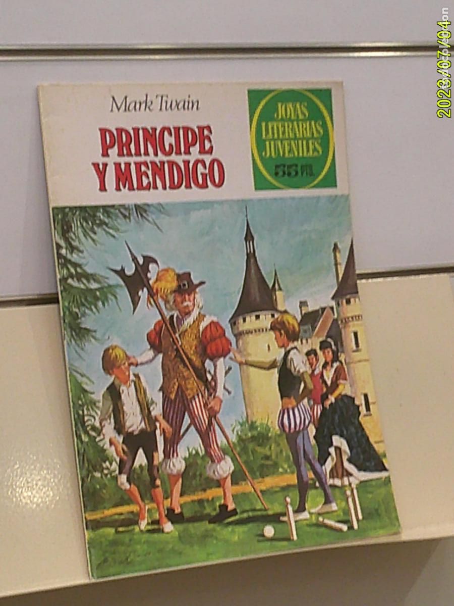 Tebeos: JOYAS LITERARIAS JUVENILES N&ordm; 32 PRINCIPE Y MENDIGO MARK TWAIN - BRUGUERA