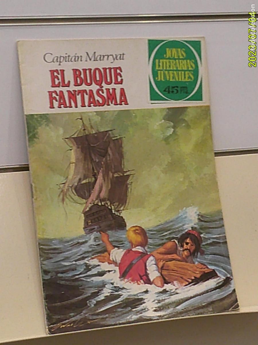 Tebeos: JOYAS LITERARIAS JUVENILES N&ordm; 26 EL BUQUE FANTASMA CAPITAN MARRYAT - BRUGUERA