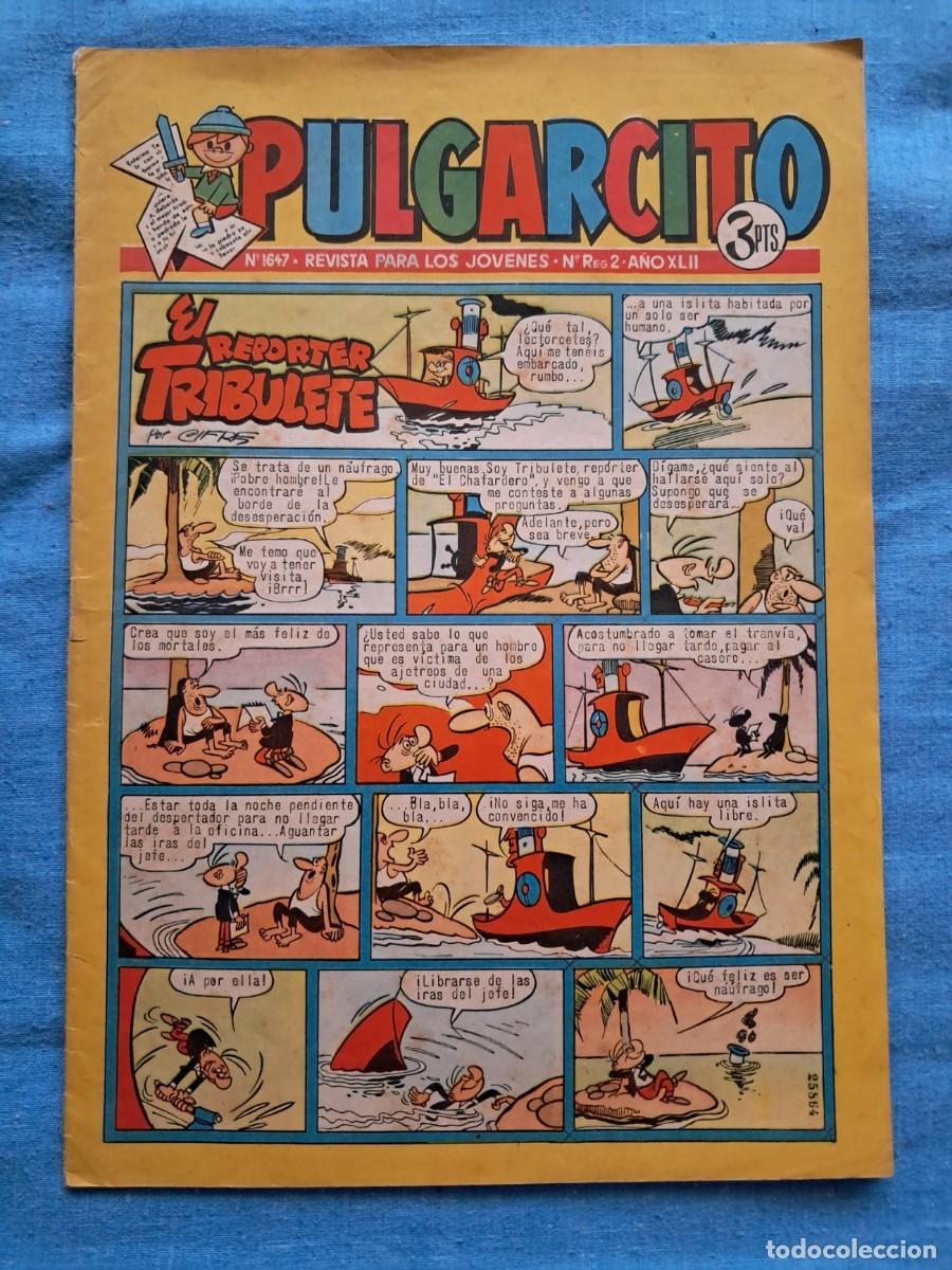 Tebeos: C&Oacute;MIC &rdquo;PULGARCITO&rdquo; N&ordm; 1647 DE EDITORIAL BRUGUERA