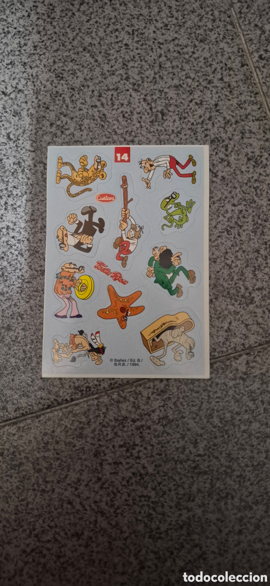 BDs: CROMO TOSTA RICA MORTADELO