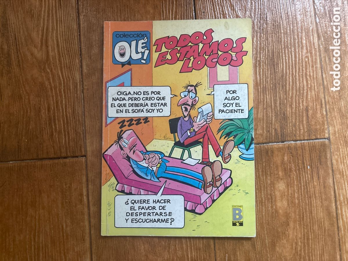 Tebeos: COLECCI&Oacute;N OL&Eacute; TODOS ESTAMOS LOCOS N&ordm; 359 EDICIONES B 1988