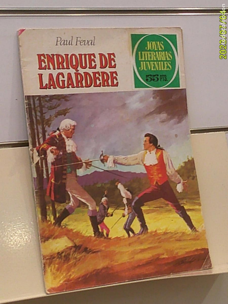 Tebeos: JOYAS LITERARIAS JUVENILES N&ordm; 27 ENRIQUE DE LAGARDERE PAUL FEVAL - BRUGUERA