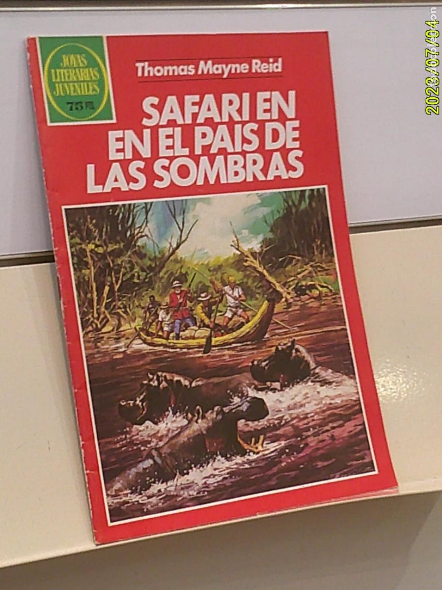Tebeos: JOYAS LITERARIAS JUVENILES ROJA N&ordm; 145 SAFARI EN EL PAIS DE LAS SOMBRAS - BRUGUERA