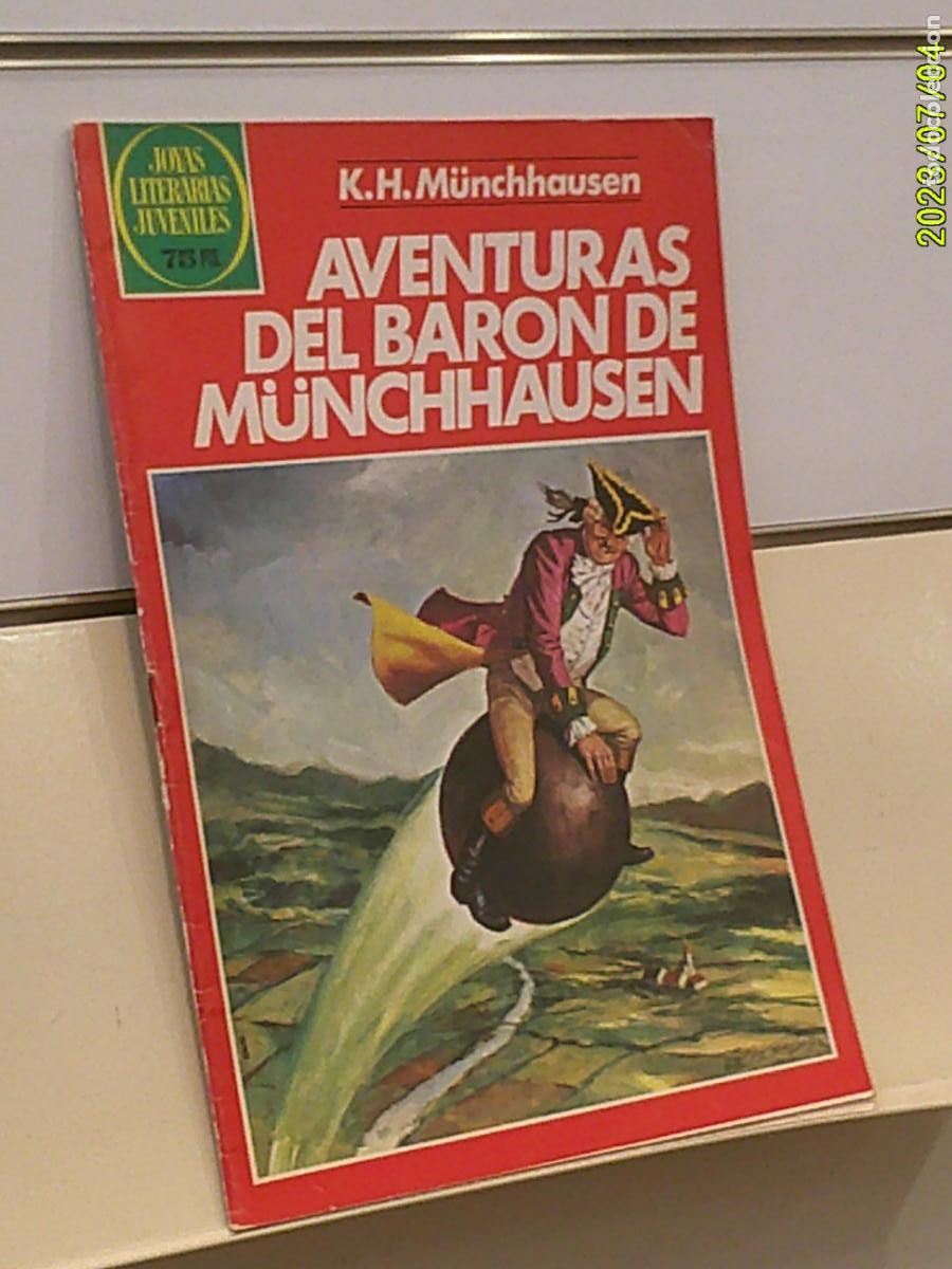Comics: JOYAS LITERARIAS JUVENILES ROJA N&ordm; 146 AVENTURAS DEL BARON DE MUNCHHAUSEN - BRUGUERA