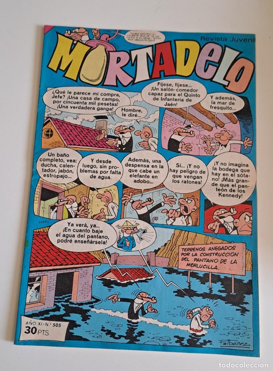Comics: MORTADELO. A&Ntilde;O XI N&ordm; 505 EDITORIAL BRUGUERA, 1980
