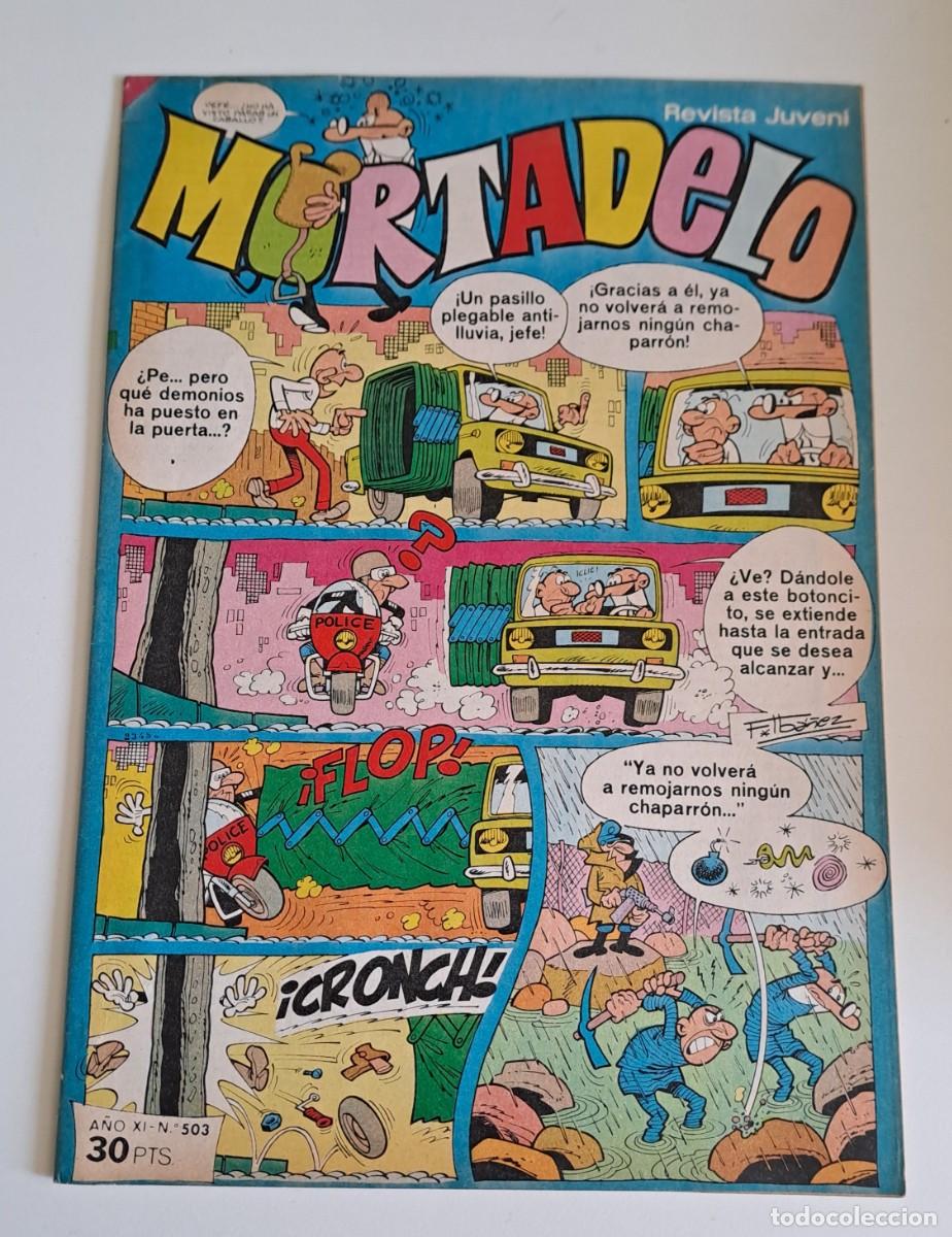 Tebeos: MORTADELO. A&Ntilde;O XI N&ordm; 503 EDITORIAL BRUGUERA, 1978