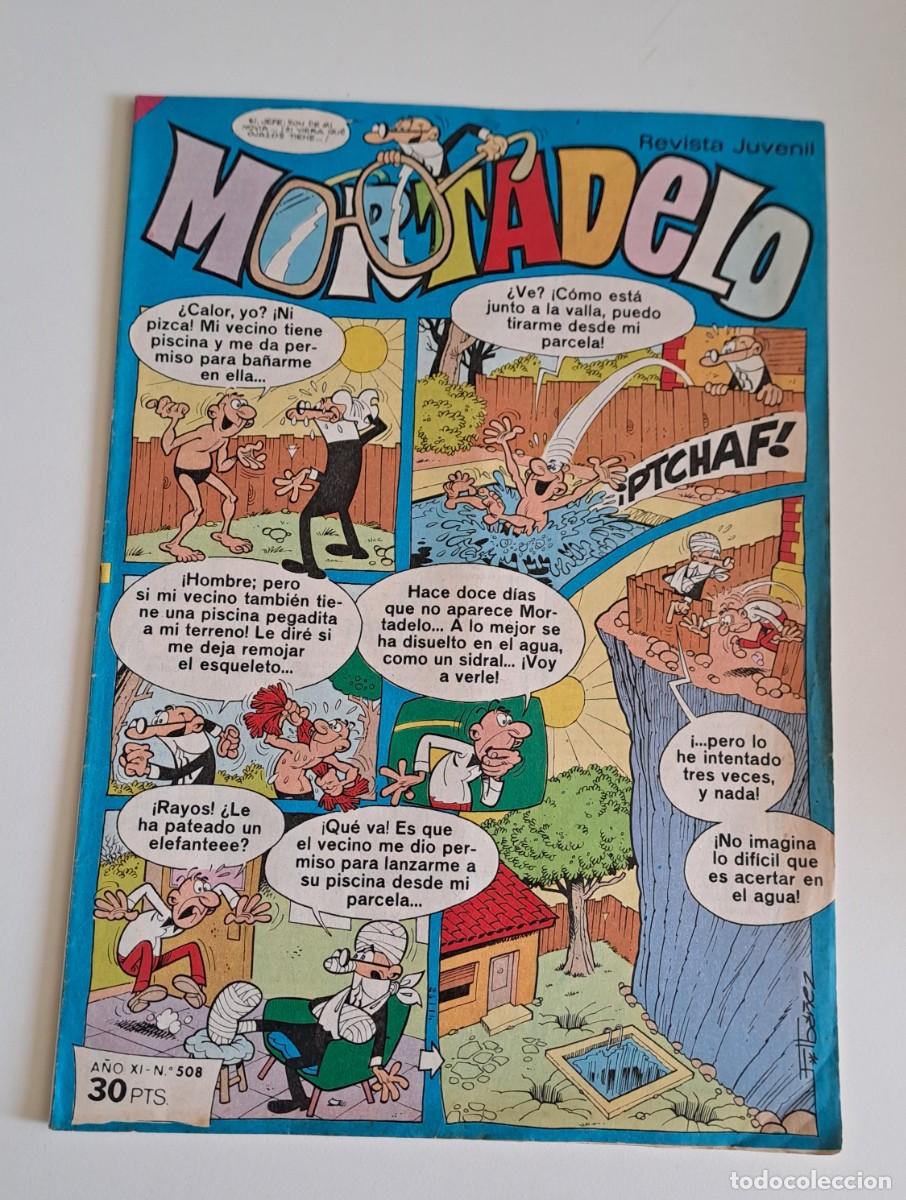Tebeos: MORTADELO. A&Ntilde;O XI N&ordm; 508 EDITORIAL BRUGUERA, 1980