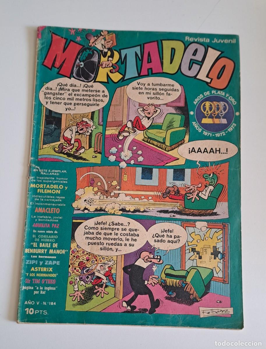 Tebeos: MORTADELO. A&Ntilde;O V N&ordm; 184 EDITORIAL BRUGUERA, 1974