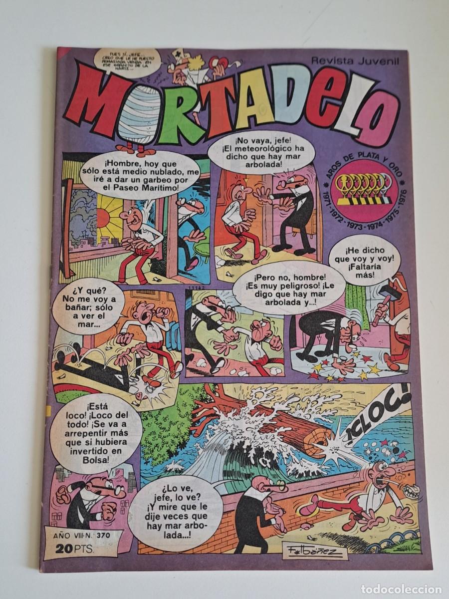 Tebeos: MORTADELO. A&Ntilde;O VIII N&ordm; 370 EDITORIAL BRUGUERA, 1977