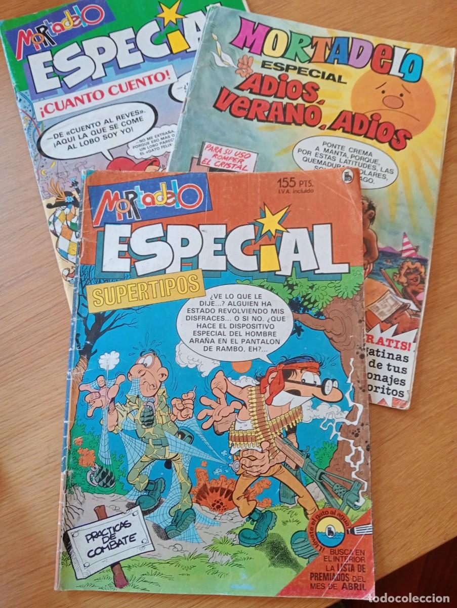 Tebeos: LOTE CON 3 EJEMPLARES DE MORTADELO ESPECIAL (DE 211). GRAPA. BRUGUERA. 1984 &ndash; 86.