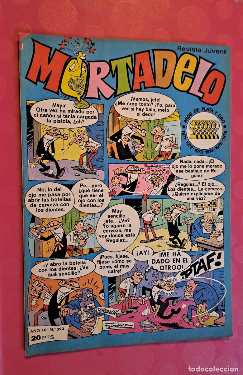 Tebeos: MORTADELO. A&Ntilde;O IX N&ordm; 393 EDITORIAL BRUGUERA, 1978