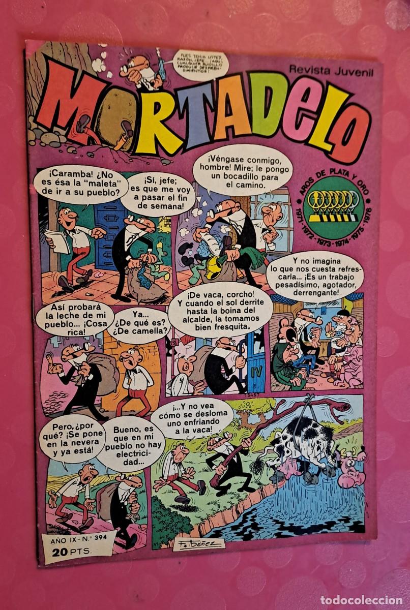 Tebeos: MORTADELO. A&Ntilde;O IX N&ordm; 394 EDITORIAL BRUGUERA, 1978