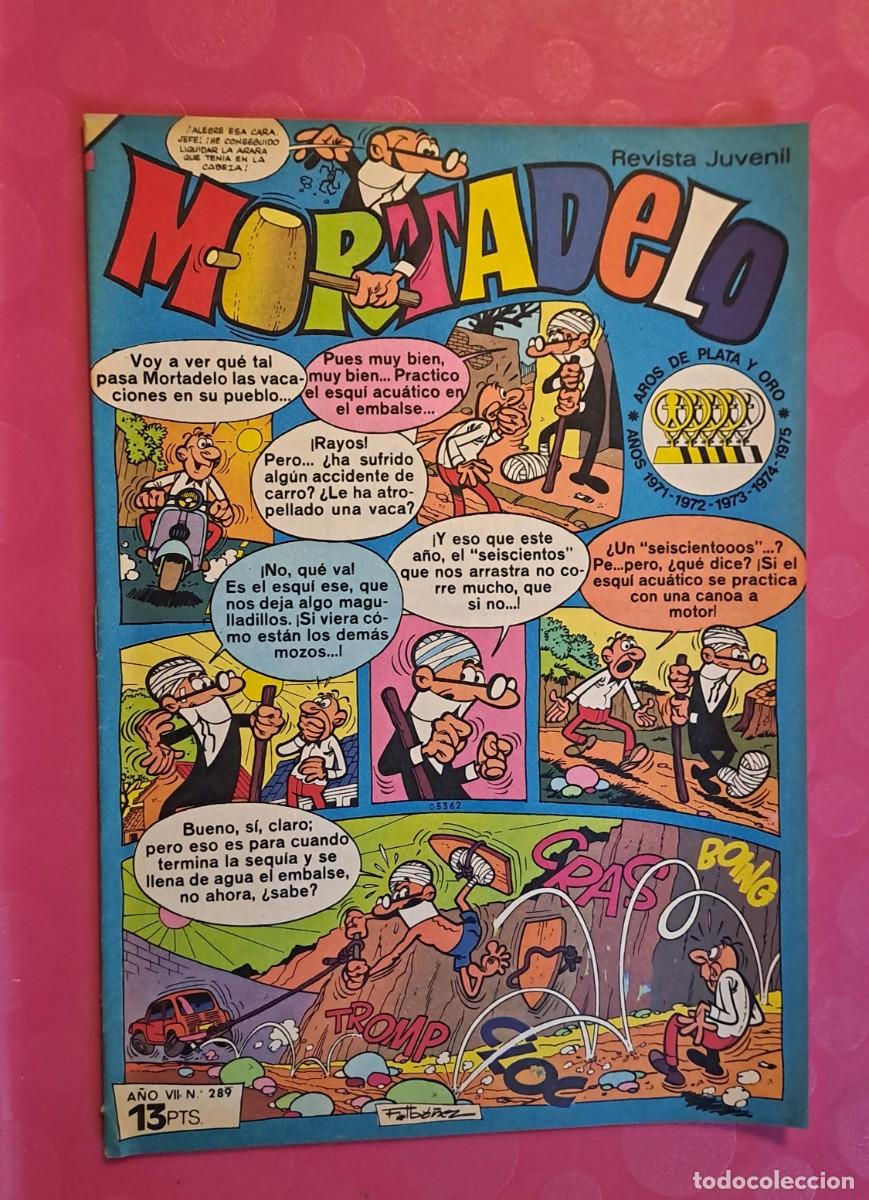 Tebeos: MORTADELO. A&Ntilde;O VII N&ordm; 289 EDITORIAL BRUGUERA, 1976