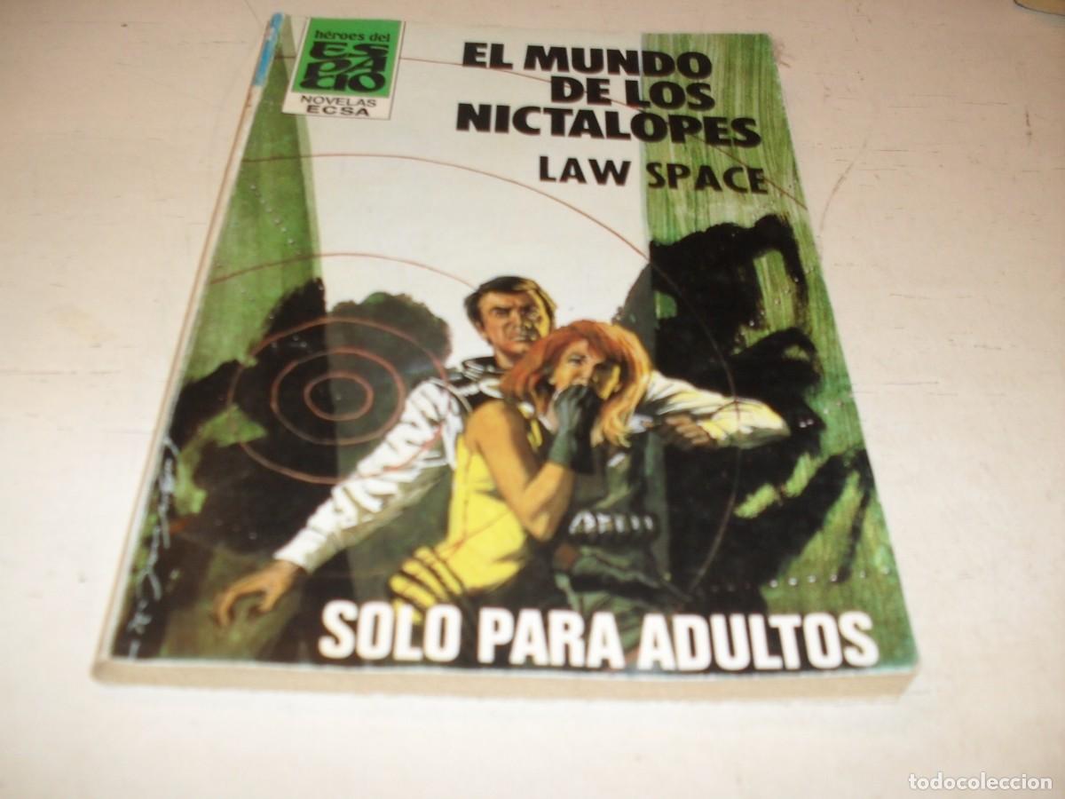Tebeos: BOLSILIBRO HEROES DEL ESPACIO N&ordm; 119,EL MUNDO DE LOS NICTALOPES,DE LAW SPACE.CERES/BRUGUERA,1980