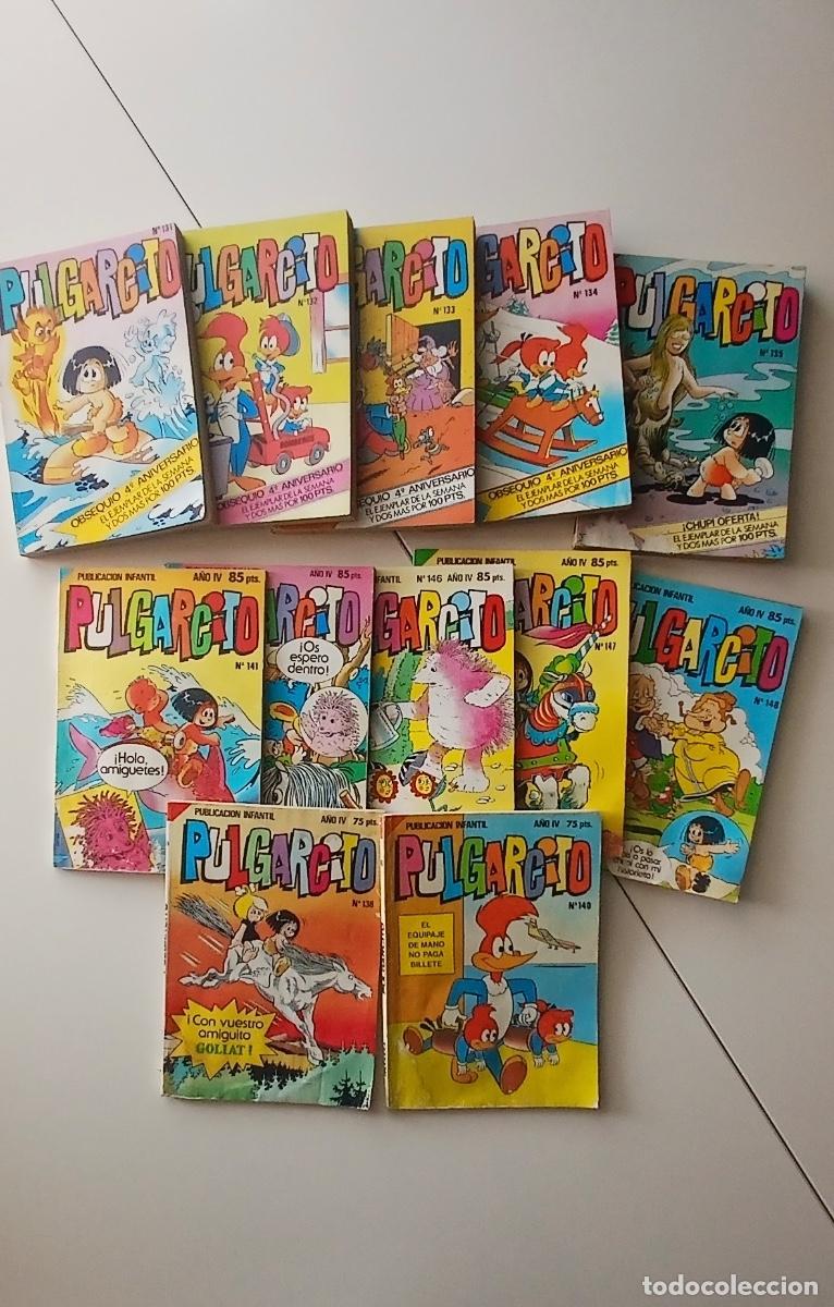 Tebeos: Pulgarcito- lote de 12 comics, Bruguera,1984. Ver fotos y descripci&oacute;n!