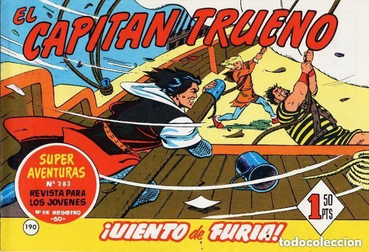 Tebeos: EL CAPITAN TRUENO N&ordm; 190 (FACSIMIL) - BRUGUERA - MUY BUEN ESTADO - OFM16