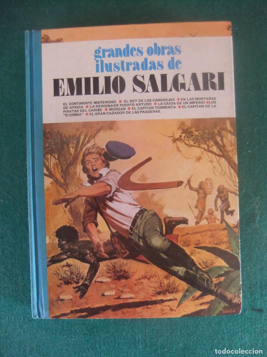 Tebeos: GRANDES OBRAS ILUSTRADAS DE EMILIO SALGARI TOMO N&ordm; 9 EDITORIAL BRUGUERA