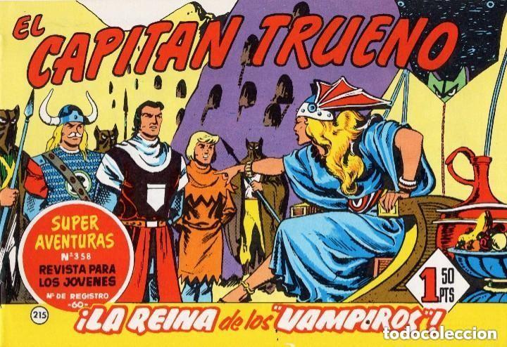 Tebeos: EL CAPITAN TRUENO N&ordm; 215 (FACSIMIL) - BRUGUERA - MUY BUEN ESTADO - OFM16
