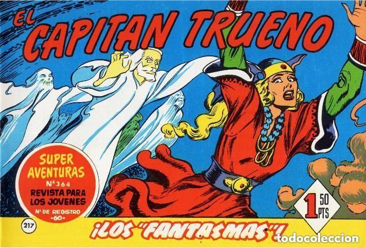 Tebeos: EL CAPITAN TRUENO N&ordm; 217 (FACSIMIL) - BRUGUERA - MUY BUEN ESTADO - OFM16