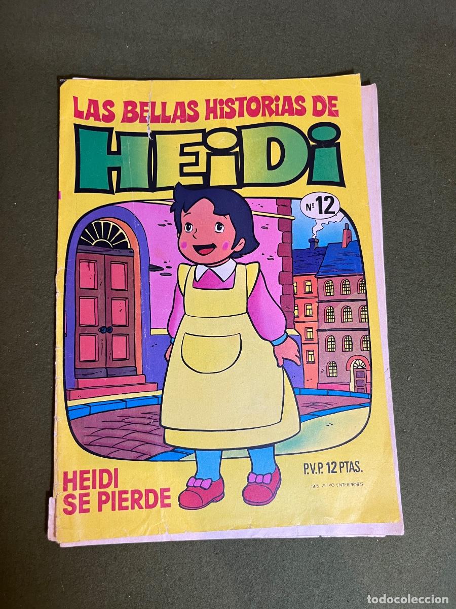 Giornalini: Heidi N&ordm; 12 Heidi se pierde Editorial Bruguera 1976 TBO Infantil Original Zuiyo