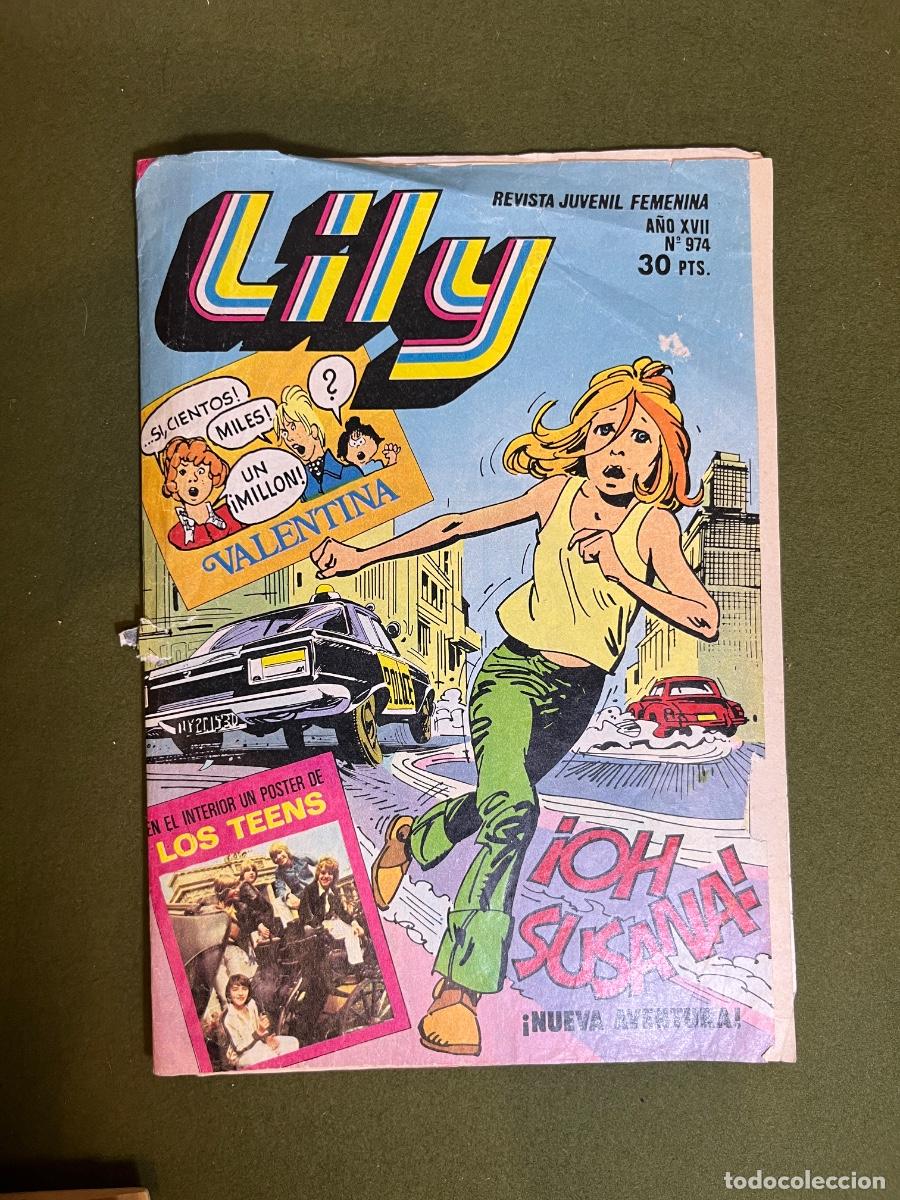 Tebeos: Revista Lily n&ordm; 974 Editorial Bruguera 1980 Esther y su Mundo Purita Campos Los Teens P&oacute;ster