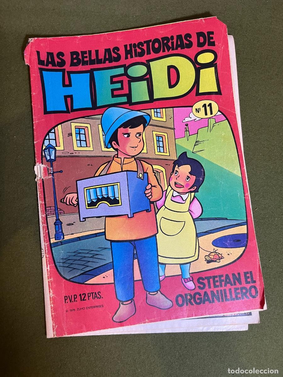 Tebeos: Las Bellas Historias de Heidi n&ordm; 11 Stefan el Organillero Editorial Bruguera 1976 Zuiyo Enterprises