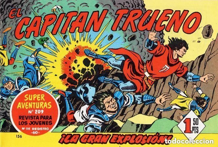 Tebeos: EL CAPITAN TRUENO N&ordm; 156 (FACSIMIL) - BRUGUERA - MUY BUEN ESTADO - OFM16
