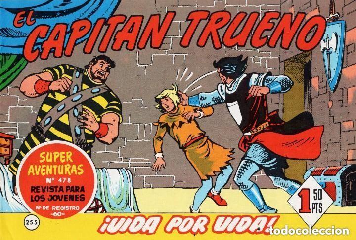 Tebeos: EL CAPITAN TRUENO N&ordm; 255 (FACSIMIL) - BRUGUERA - MUY BUEN ESTADO - OFM16