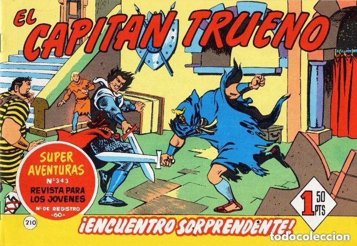 Tebeos: EL CAPITAN TRUENO N&ordm; 210 (FACSIMIL) - BRUGUERA - MUY BUEN ESTADO - OFM16