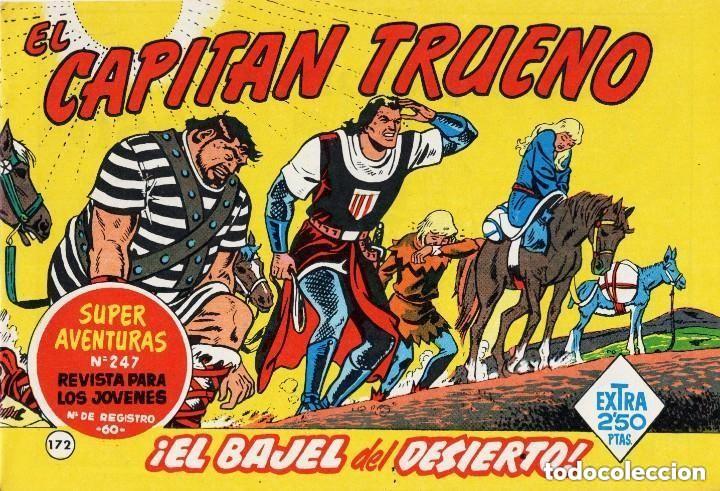 Tebeos: EL CAPITAN TRUENO N&ordm; 172 (FACSIMIL) - BRUGUERA - MUY BUEN ESTADO - OFM16