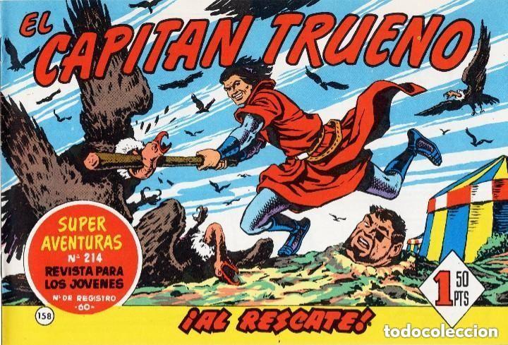 Tebeos: EL CAPITAN TRUENO N&ordm; 158 (FACSIMIL) - BRUGUERA - MUY BUEN ESTADO - OFM16
