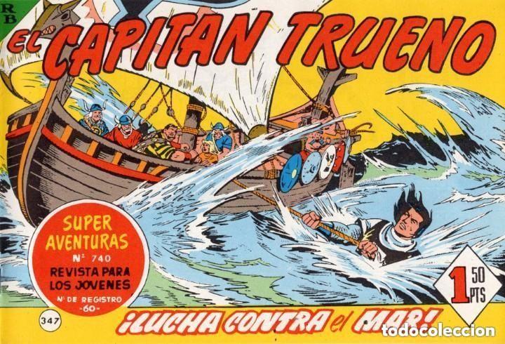 Giornalini: EL CAPITAN TRUENO N&ordm; 347 (FACSIMIL) - BRUGUERA - MUY BUEN ESTADO - OFM16