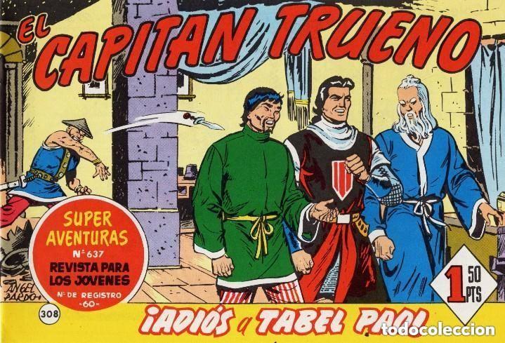 Giornalini: EL CAPITAN TRUENO N&ordm; 308 (FACSIMIL) - BRUGUERA - MUY BUEN ESTADO - OFM16