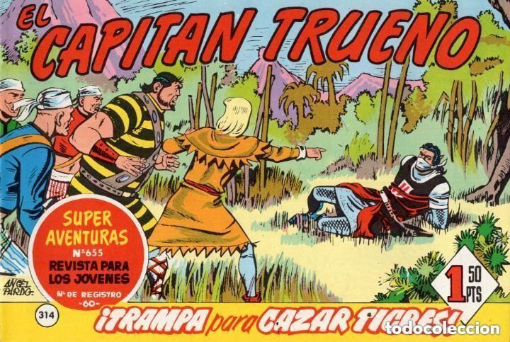 Giornalini: EL CAPITAN TRUENO N&ordm; 314 (FACSIMIL) - BRUGUERA - MUY BUEN ESTADO - OFM16