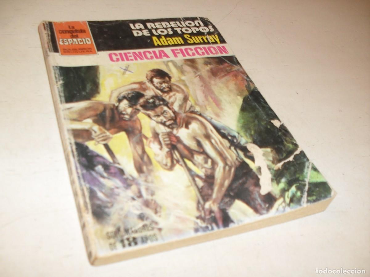 Tebeos: BOLSILIBRO LA CONQUISTA DEL ESPACIO N&ordm; 633,LA REBELION DE LOS TOPOS,DE A SURRAY,DE 746.BRUGUERA,1970