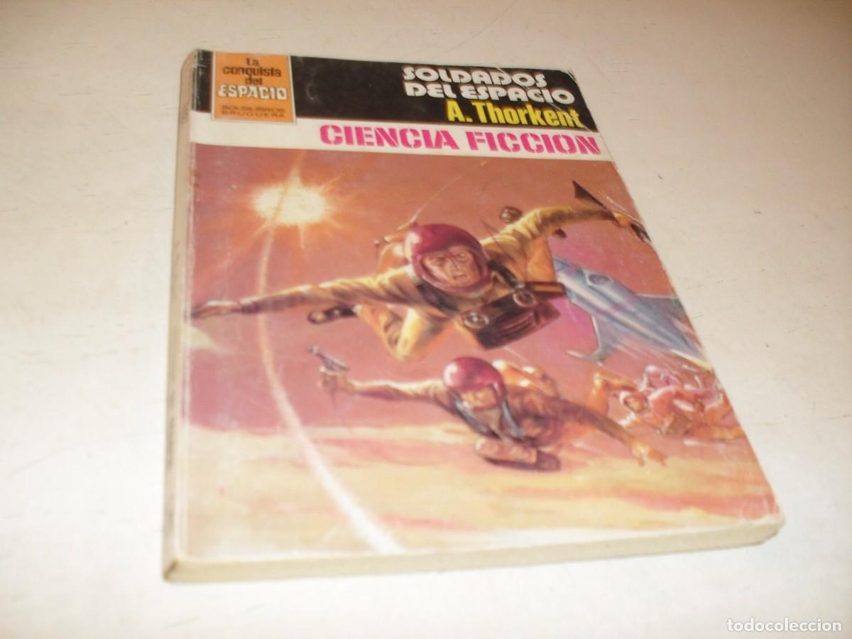 Tebeos: BOLSILIBRO LA CONQUISTA DEL ESPACIO N&ordm; 583,SOLDADOS DEL ESPACIO,DE A.THORKENT,DE 746.BRUGUERA,1970